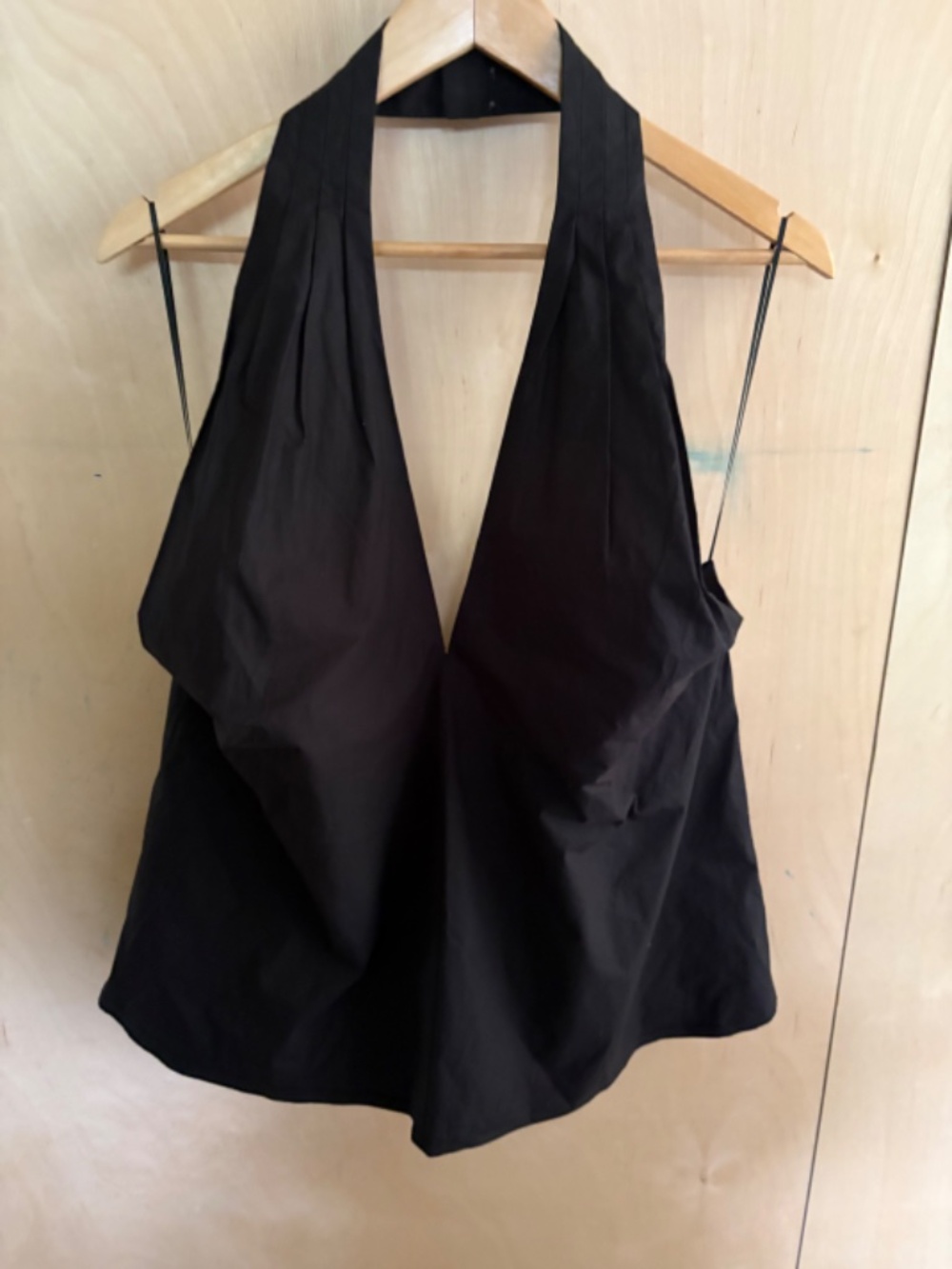 Banana Republic Black Halter Top NWT Sz XL/XXL 100% Cotton